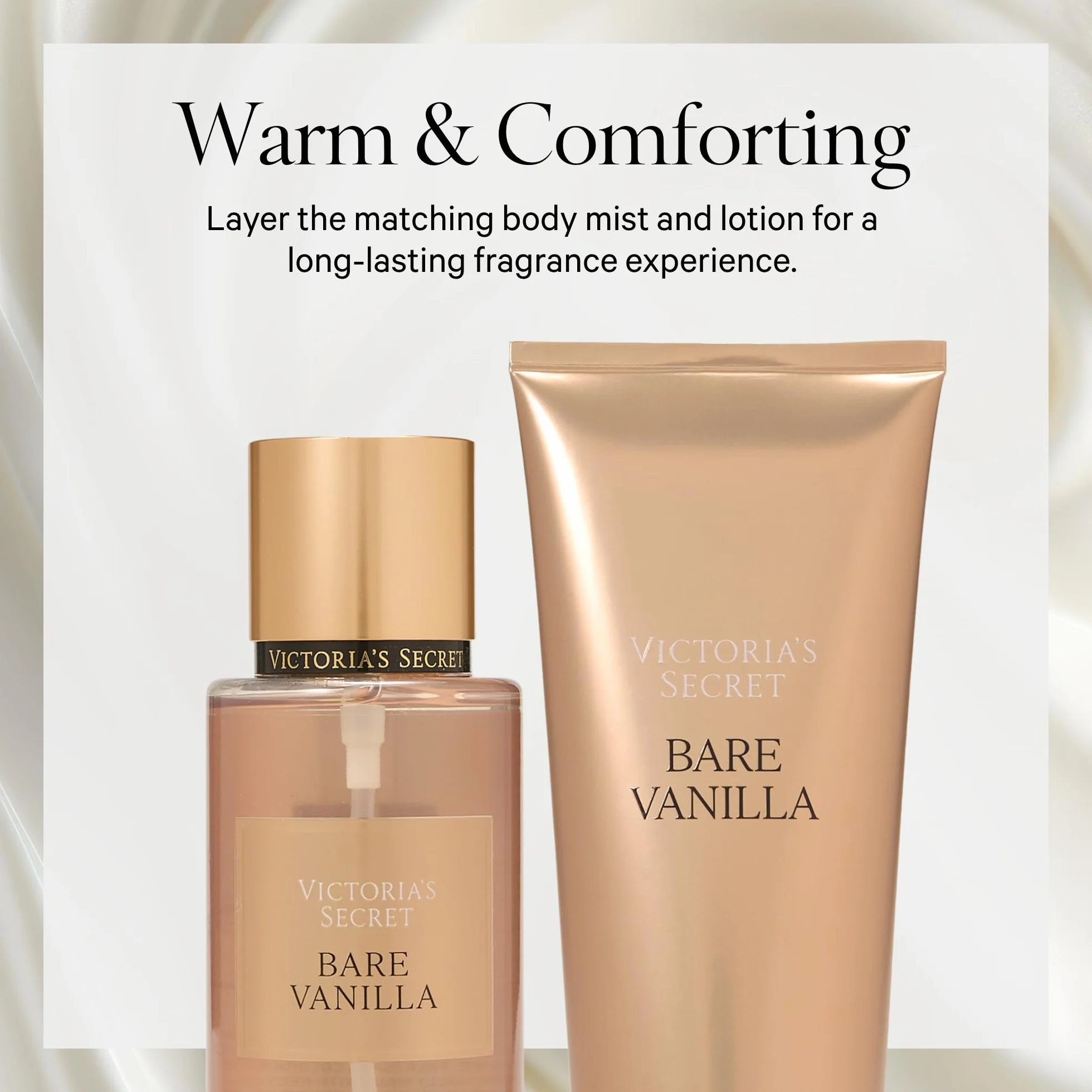 Victoria's Secret Bare Vanilla Acqua Profumata Spray per il Corpo, 250