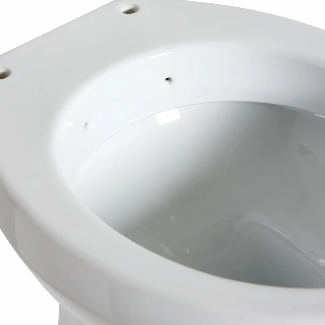 Vaso WC con Bidet Incorporato Ceramica Sanitari CLASSIC Scarico a Terra Made In Italy