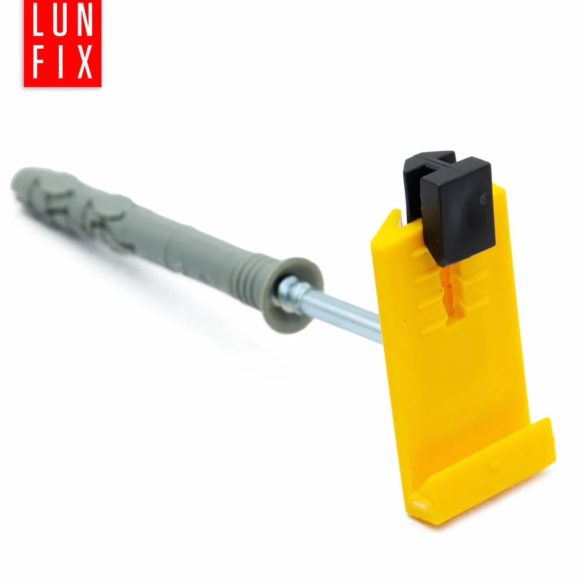 Clip di fissaggio per profilo ad intonaco rapido 23 mm set da 100 pezzi plastica zincata