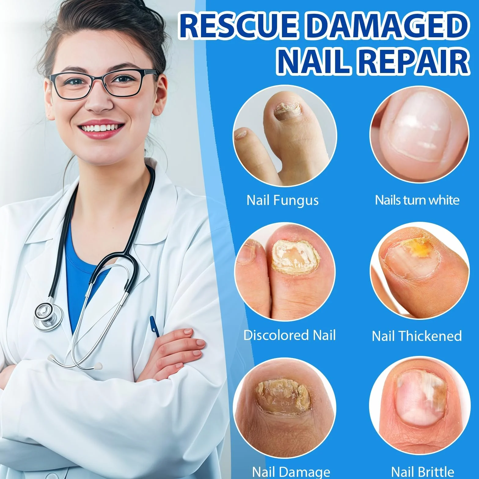 20g Crema per Riparazione Unghie,Cura delle Unghie,Proteggi e Rigenerate per Piede Nail,Ripristina le Scolorite,Nutre e Lenisce Le Unghies Donne e Uomini