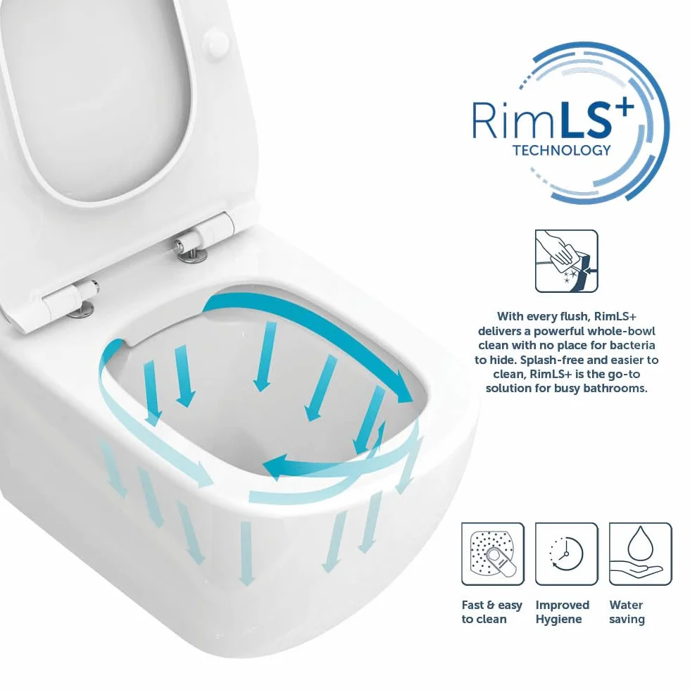 Ideal Standard i.life S WC sospeso RimLS+ 48 cm Bianco
