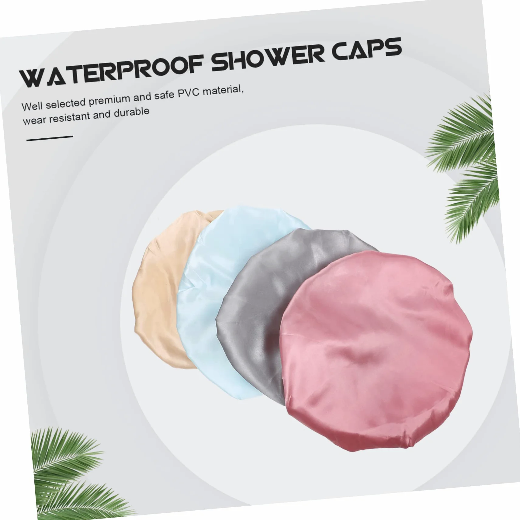 POPETPOP 12pezzi Cuffie Impermeabili Peva Cappelli Da Bagno Eleganti Per Uso Quotidiano e Saloni Di Colori Cuffie Riutilizzabili e Resistente