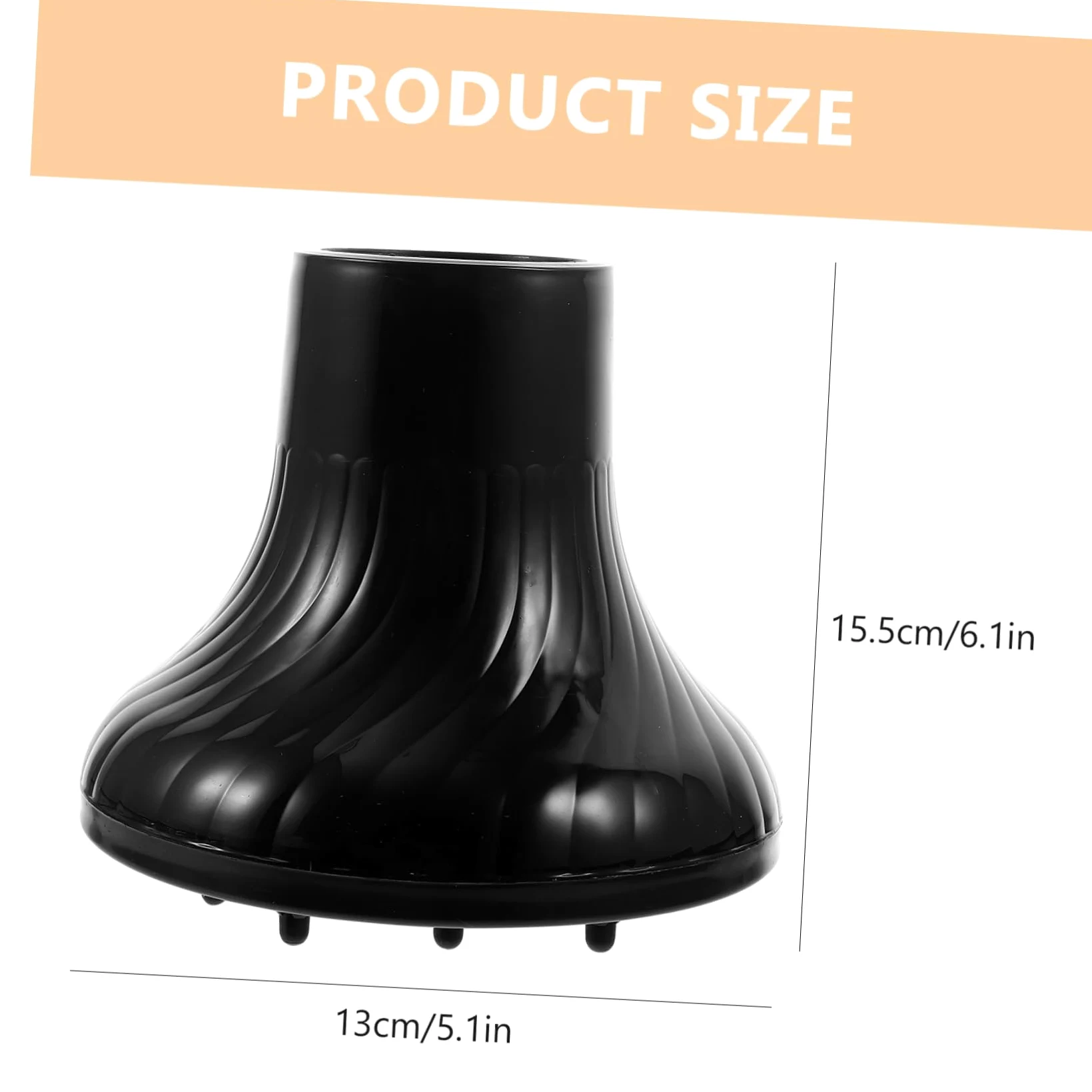 Homoyoyo Diffusore per Asciugacapelli Chioma Ricci e Mossi Flusso Aria 360° e Alta Resistenza al Calore per Impiego Domestico e Professionale in Salone