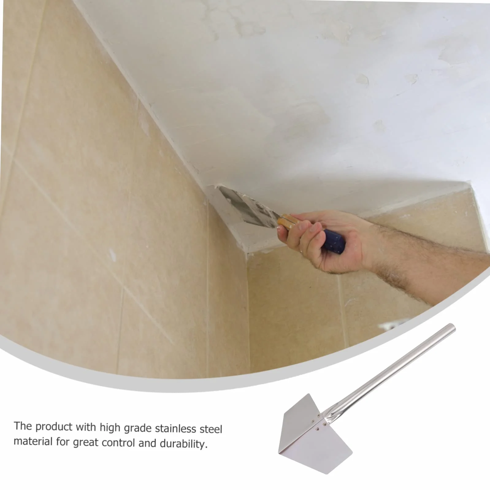 Yardenfun 6 Pezzi Strumenti Acciaio Inossidabile Per Angoli Interni Trowel Stuccatura Muri