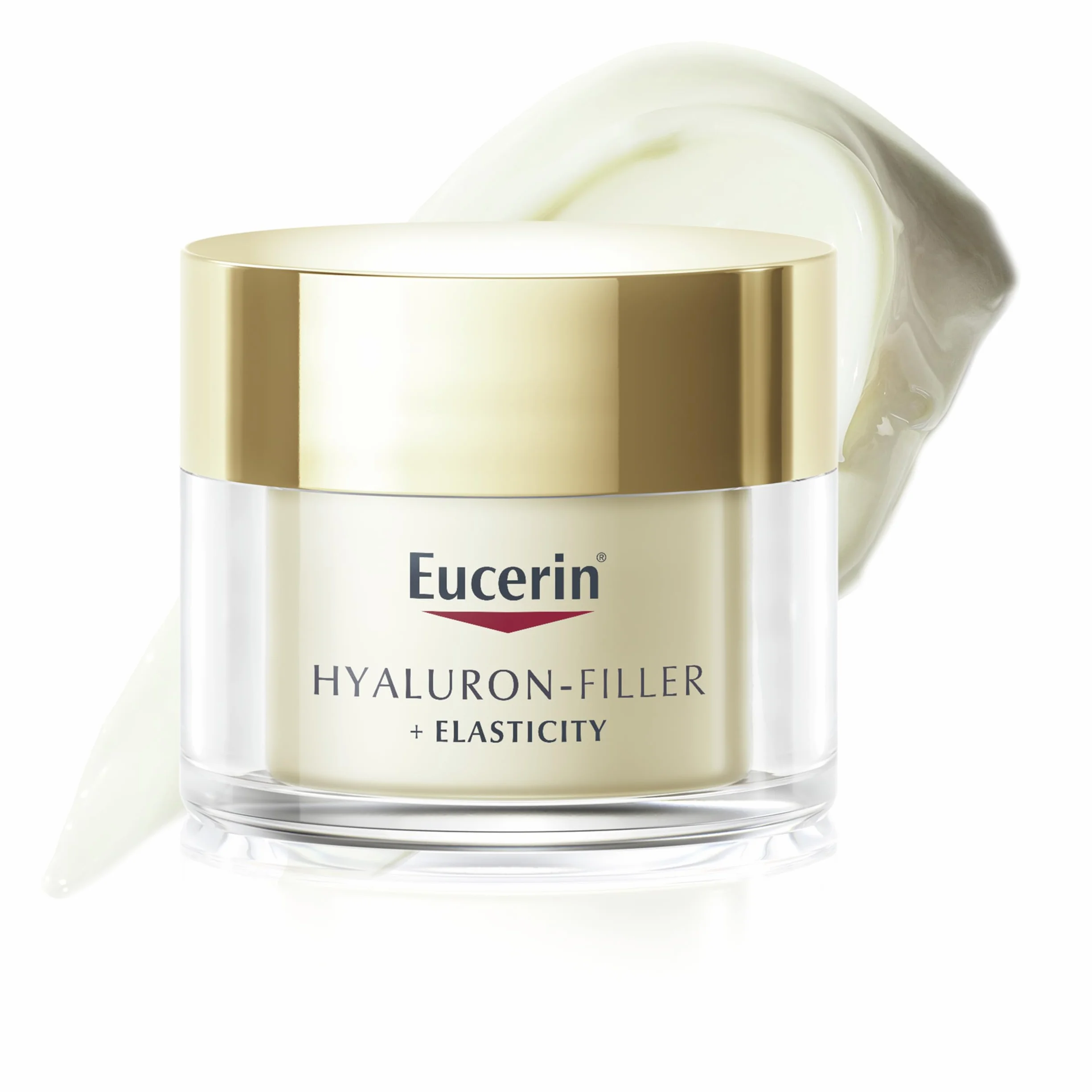 Eucerin Hyaluron-Filler + Elasticity Crema Viso Notte 50 ml, Crema viso antimacchie e antirughe, Formula con Acido Ialuronico elasticizzante e Thiamidol per tutti i tipi di pelle