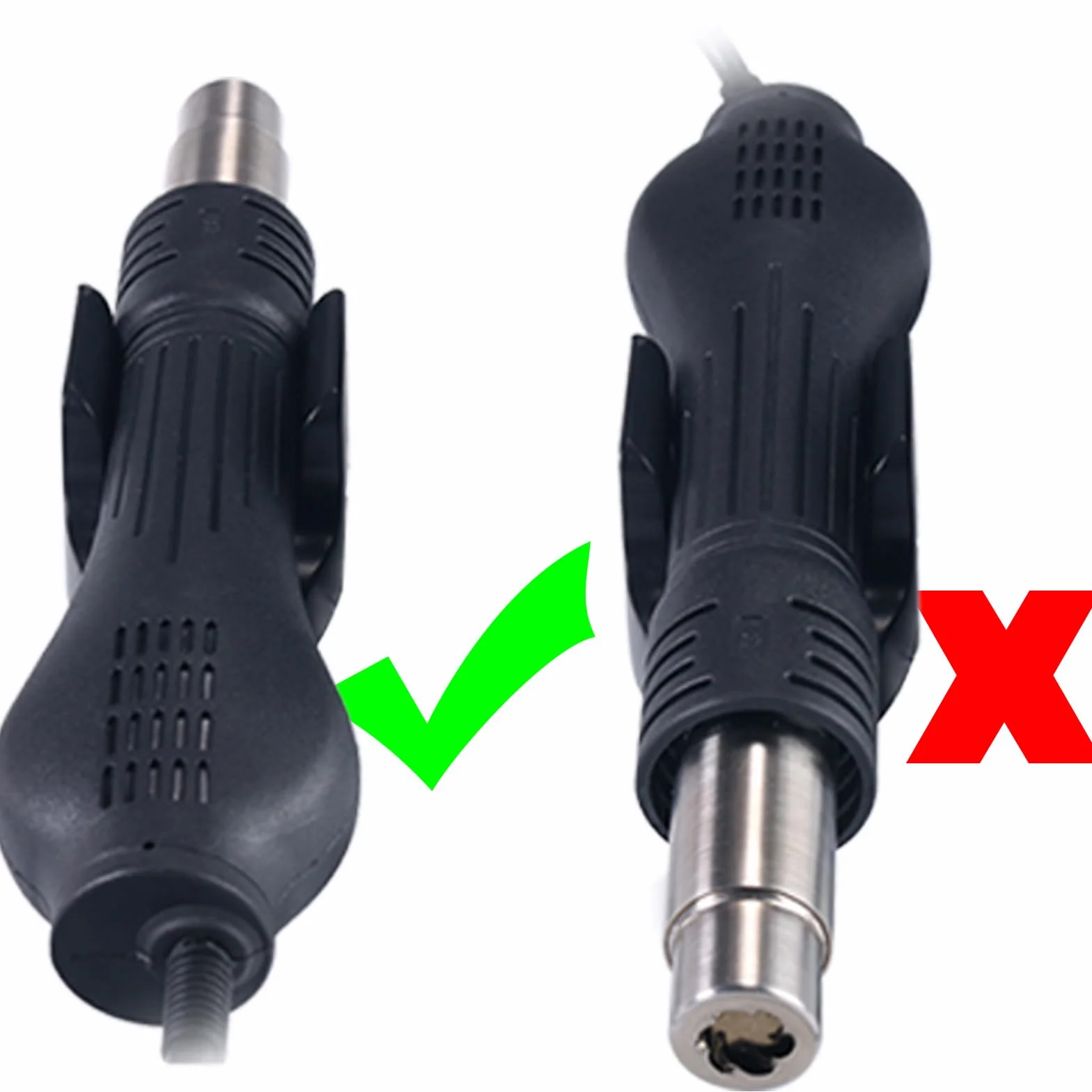 YIHUA 858D Stazione dissaldante ad aria calda 700W per SMD con temperatura e volume d'aria regolabile