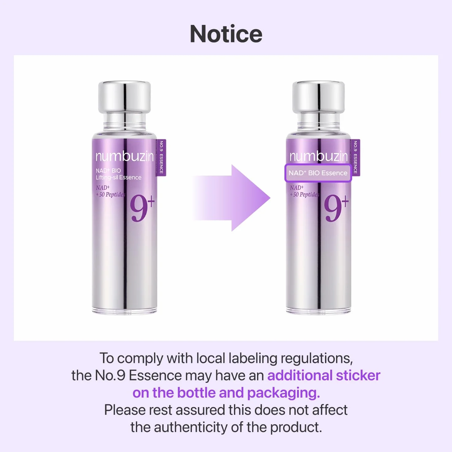numbuzin No.9 Essence | NAD+ BIO Essence | Firming, Wrinkles, Fine Lines, Elasticity | Peptides, NAD+ | Serum for Aging, Dull Skin | 1.69 fl. oz.