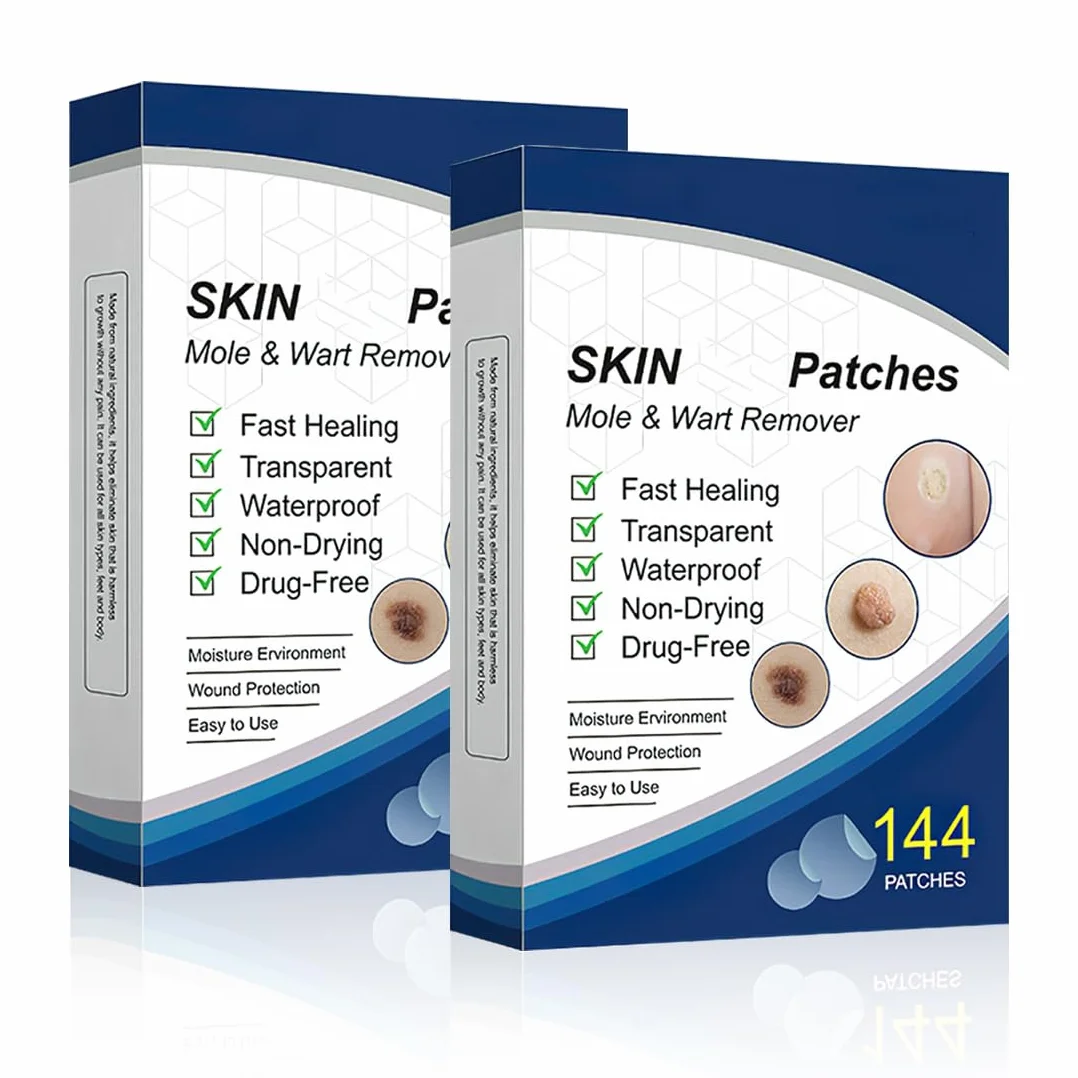 EIHI 288 cerotti per verruche, acne, formula delicata, trattamento efficace, naturale, cerotti per verruche viso e corpo, indolore, trattamento efficace