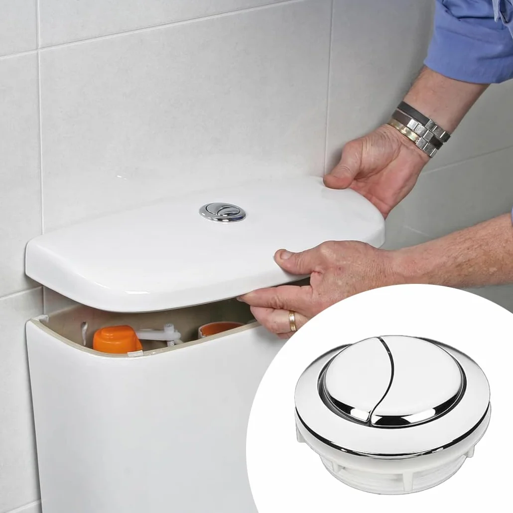 Voarge Pulsante di sostituzione a doppio scarico 38 mm, universale per 37-44 mm