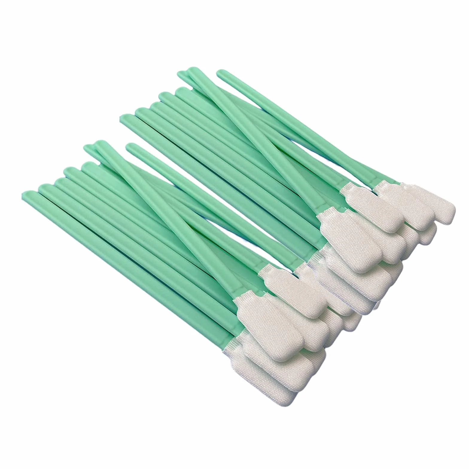 100 Pezzi Tamponi di Cotone per La Pulizia Della Schiuma Tamponi di Cotone Spugna Senza Polvere Tamponi di Cotone Pulizia Tamponi di Cotone Rettangolare per La Fotocamera, Obiettivo