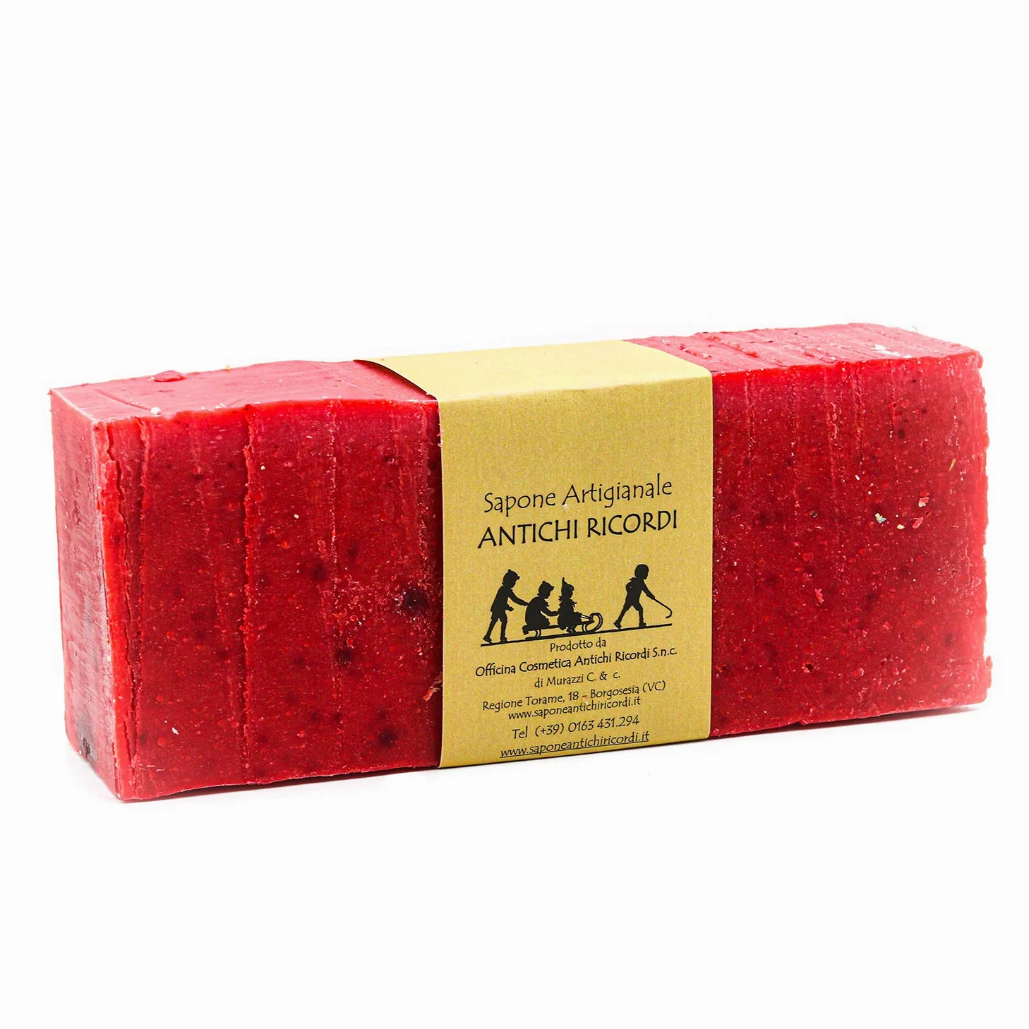 Sapone Nudo al Taglio Artigianale e 100% Naturale - per Viso, Mani, Corpo e Capelli - Profumo Intenso - Melissa