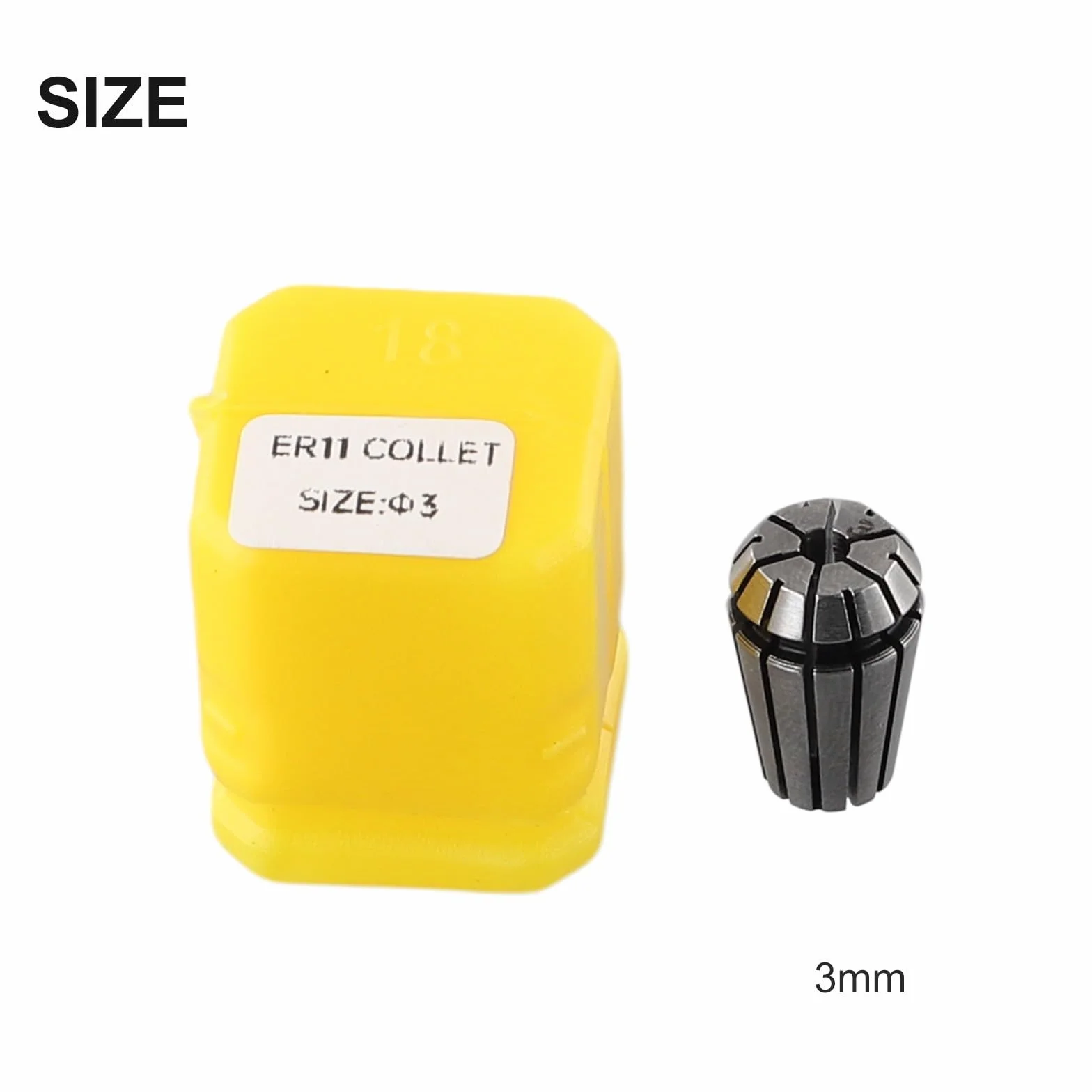 ER11 Molla Collet Kit Spring Steel 3mm do CNC Frezarki