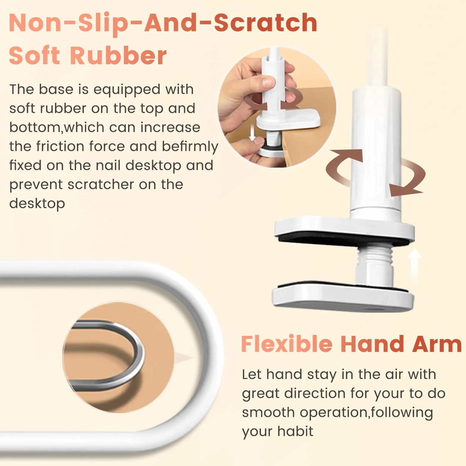 Yokilly Mano di esercizio per il design delle unghie: in silicone per unghie in gel – flessibile e mobile manicure per esercizi a mano – Kit per manichino per principianti