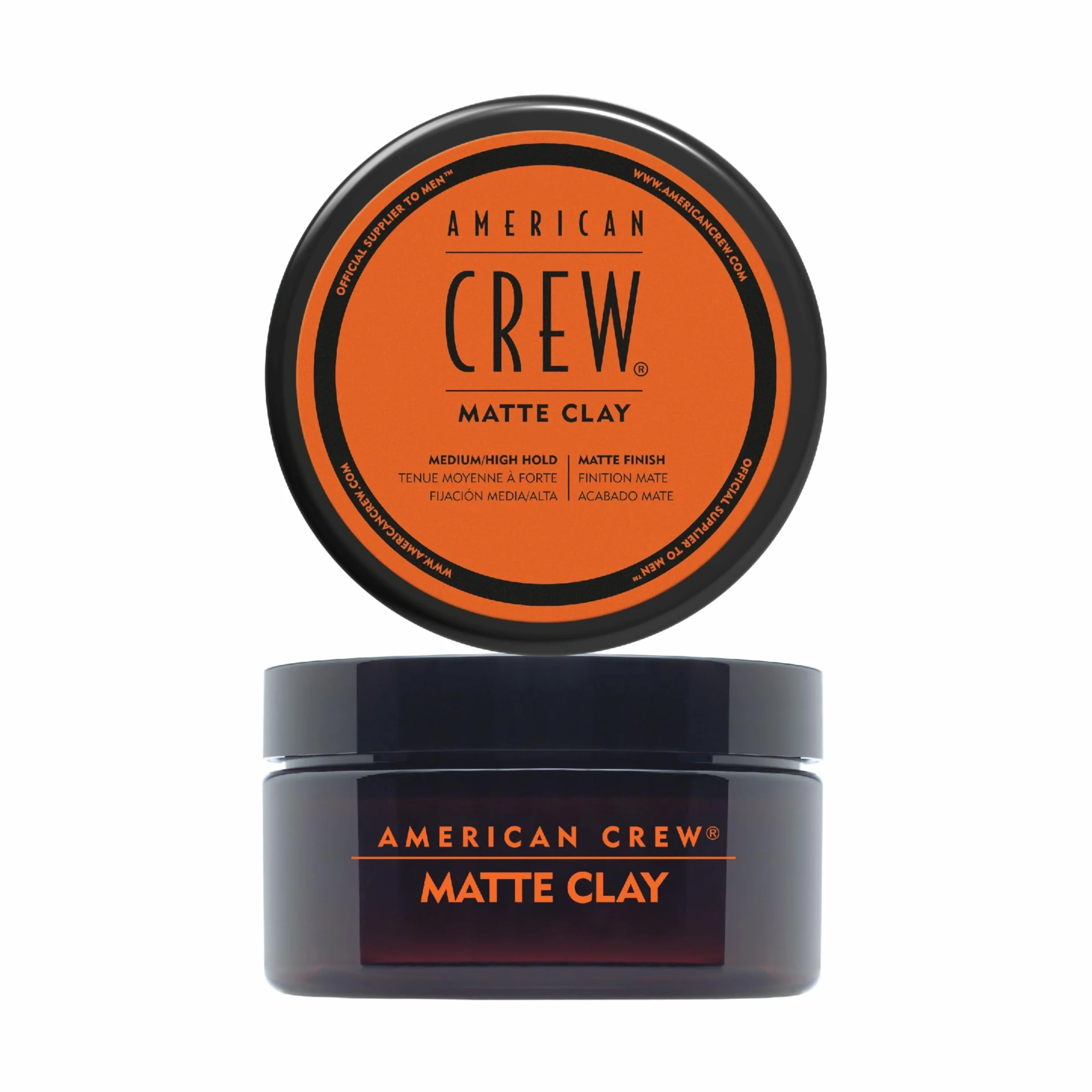 American Crew Matte Clay, Cera Capelli Uomo, Tenuta Medio/Alta & Finish Opaco, Dona Texture e Controllo, 85g