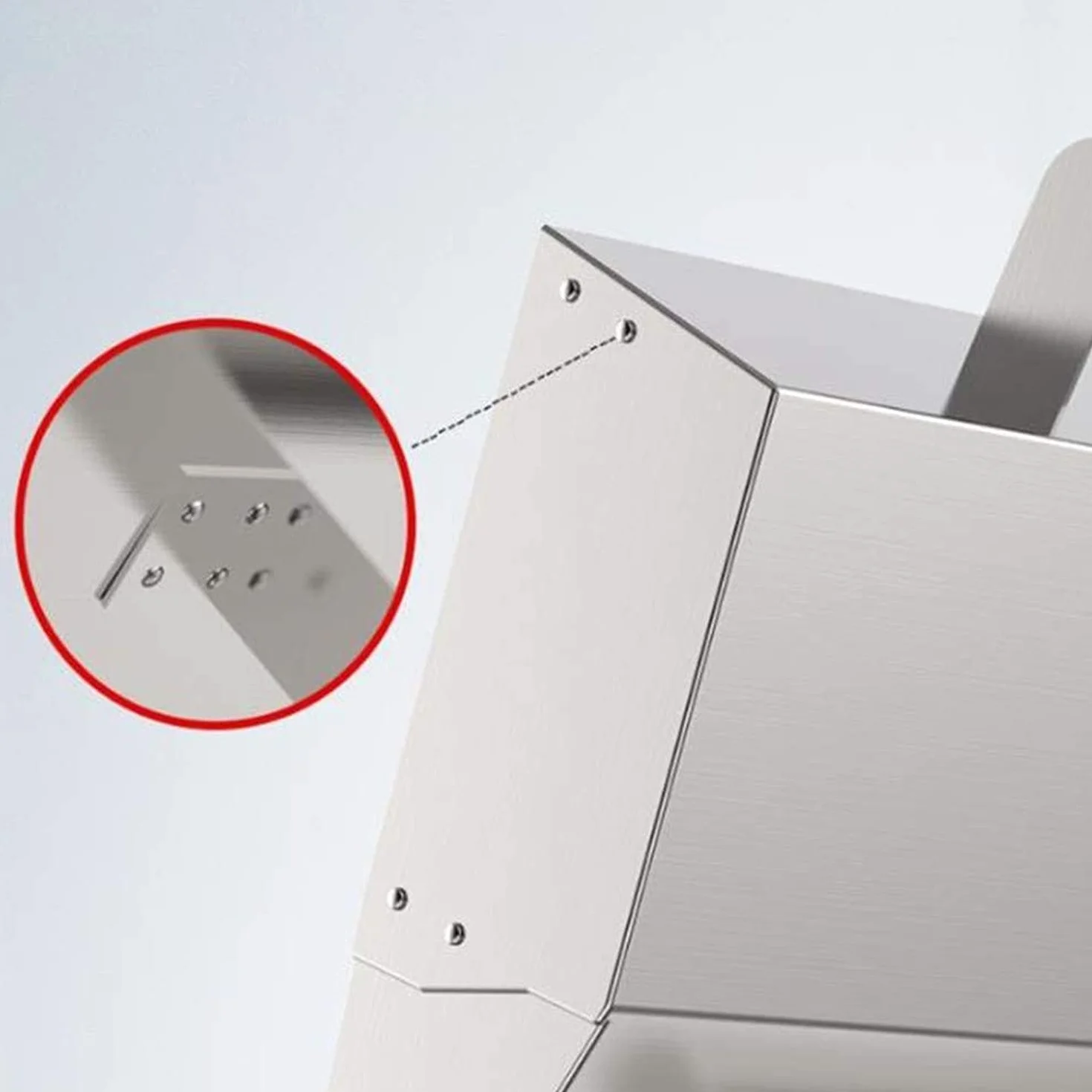 Cazzuola per Intonacare Cemento in Acciaio Inox Doppia Impugnatura