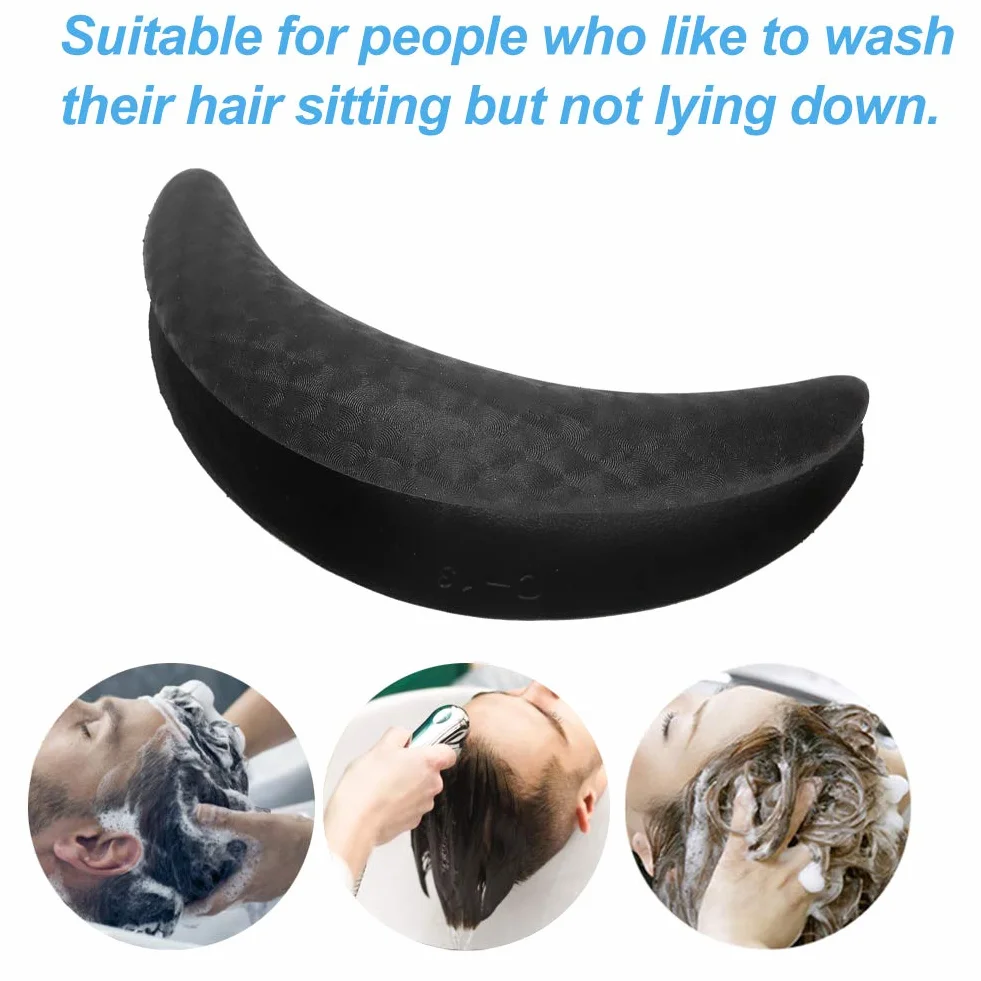 Scaldacollo per Lavatesta, Cuscino per Lavabo Parrucchiere, Poggiatesta Shampoo, Poggia Collo in Silicone Antiscivolo, Salon Testa Protezione Poggiatesta Strumento Lavaggio Dei Capelli Uso Domestico