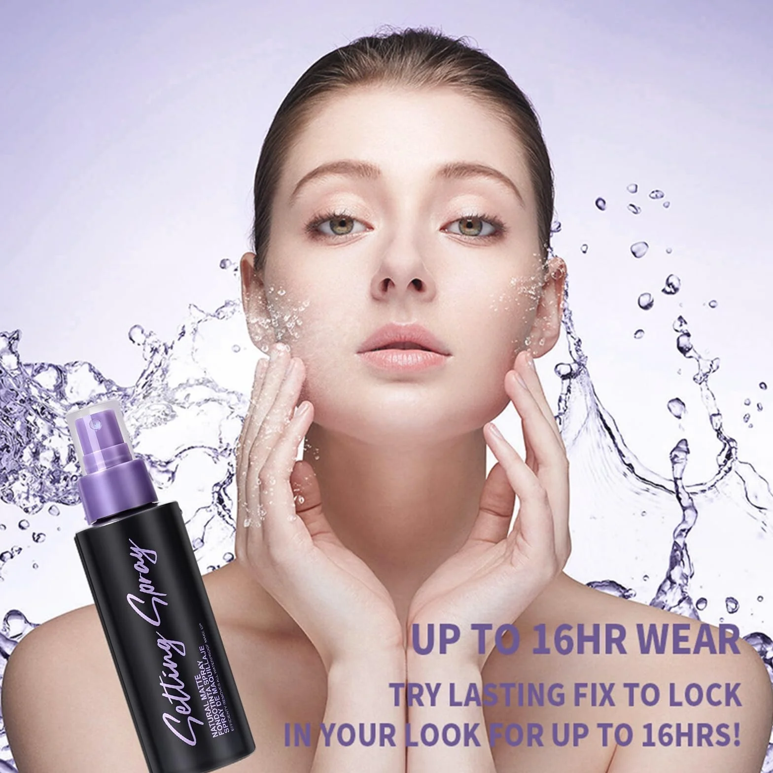 Makeup Setting Spray, Last Keep It Make-Up Fixing Spray, Fissante per il Make-Up, No Transfer, Ad Asciugatura Rapida, A Prova di Sudore e Umidità, Rinfrescante, Idratante,
