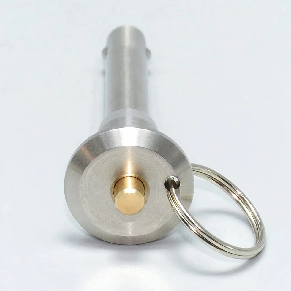 Perni autobloccanti a sfere acciaio inox M 8 mm L 15 mm bloccaggio sicurezza sgancio rapido