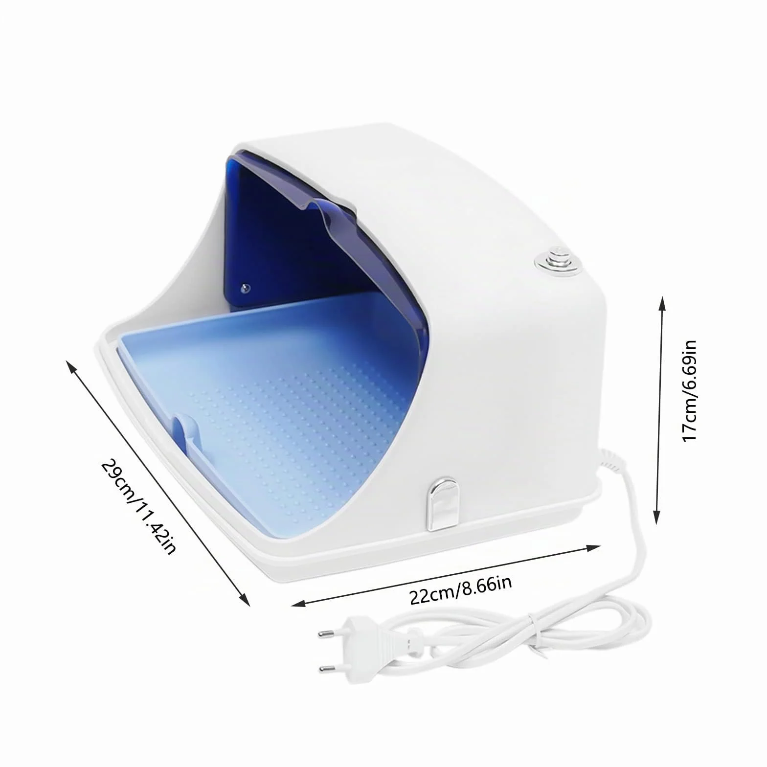 MINRS Sterilizzatore UV grande sterilizzatore per utensili per unghie multifunzionale pulitore unghie sterilizzatore e schermo LED per parrucchiere, spa, salone unghie 5W 220-240V