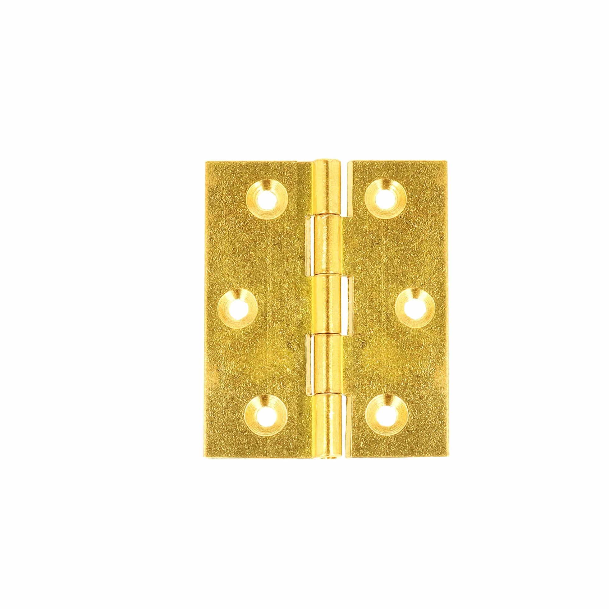 Cerniera Fresata in Ottone 50 x 40 mm, Confezione 2 Pz, per Mobili e Ante