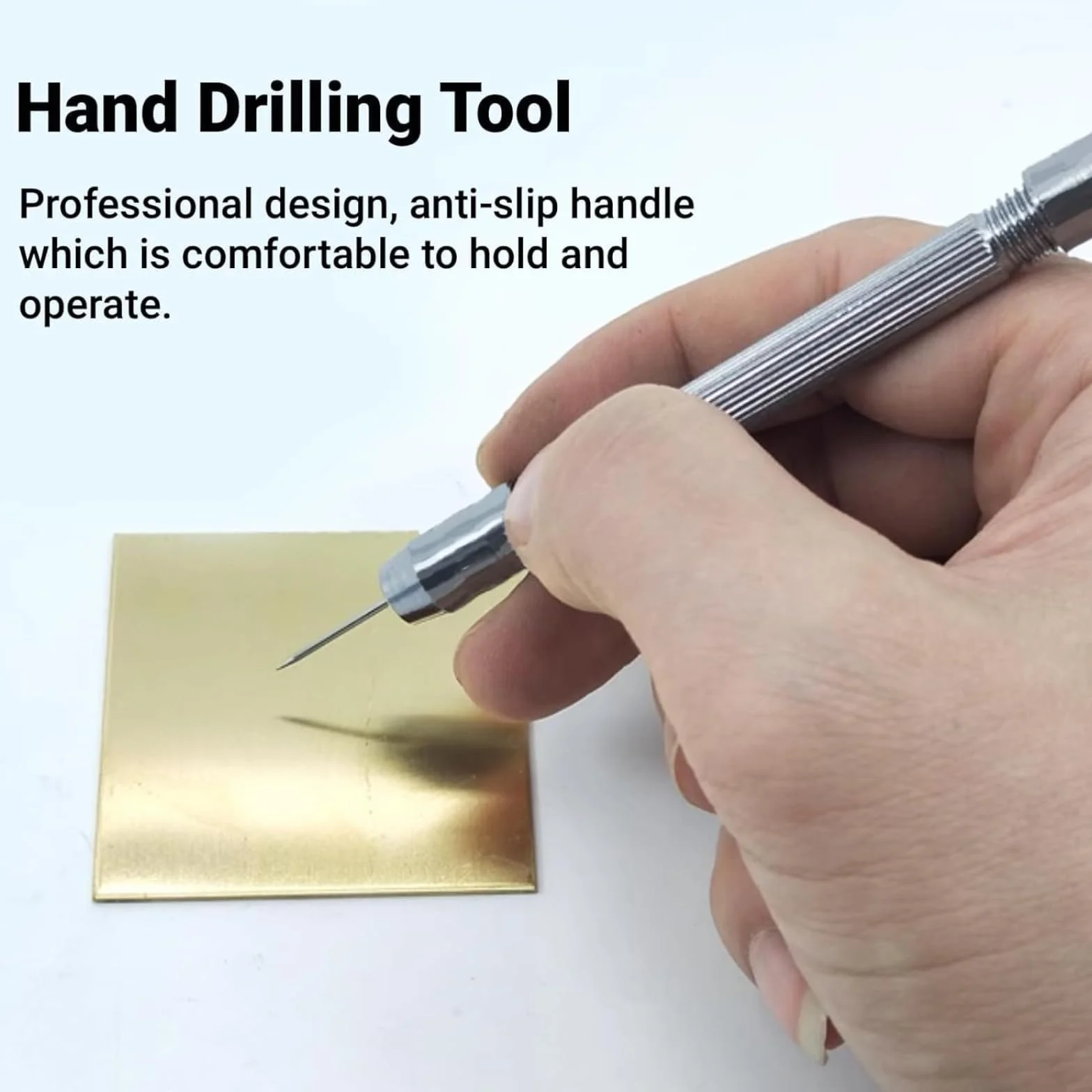 Mini Trapani a Mano 0,5-3,2 mm Trapano Modellismo con 10 Punte Micro Twist Drill Bits per Bricolage
