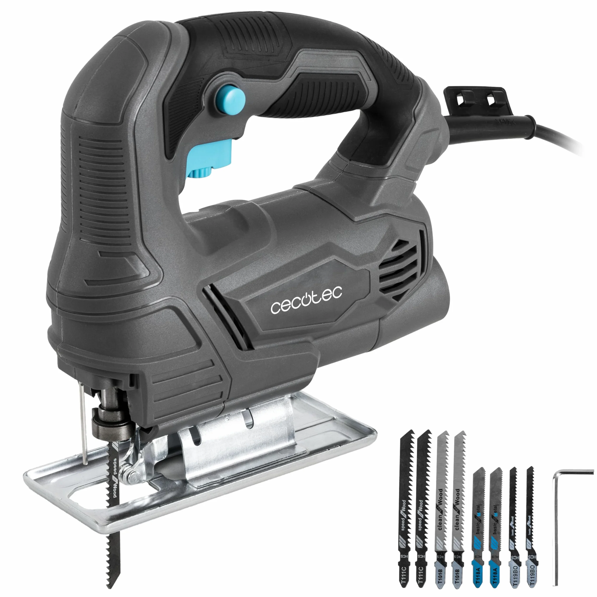 Cecotec Seghetto alternativo MultiCut 4000 400 W tagli 45° cavo 2 m 8 lame