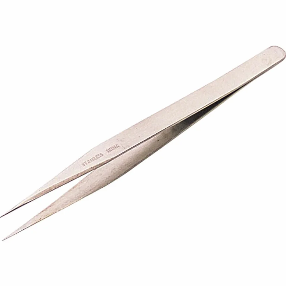 Draper Pinzette a punta fine in acciaio inox 12 cm