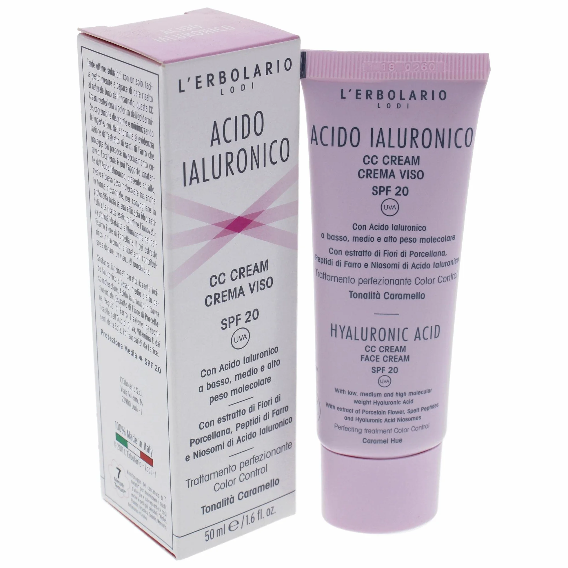 Acido ialuronico cc cream caram spf20 50 ml