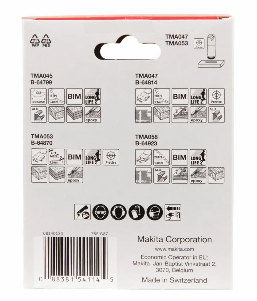 Makita B-67480 Tauchsägebl. Set 4tlg