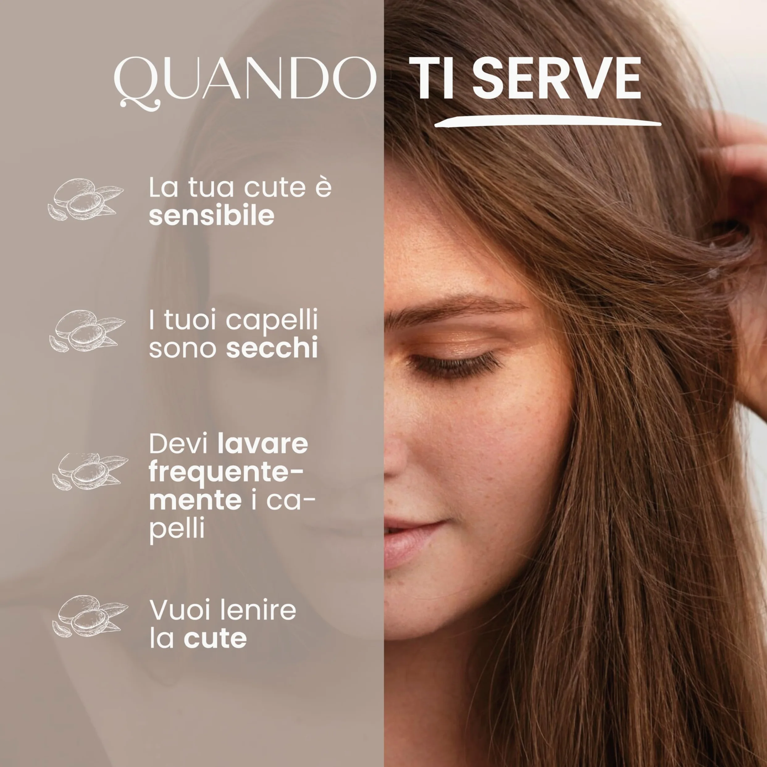 Senso Naturale Shampoo Solido Lenitivo per Cute Sensibile, Shampoo Delicato per Lavaggi Frequenti con Olio di Argan e Avena | 100% Ecologico, Naturale e Vegano (3)