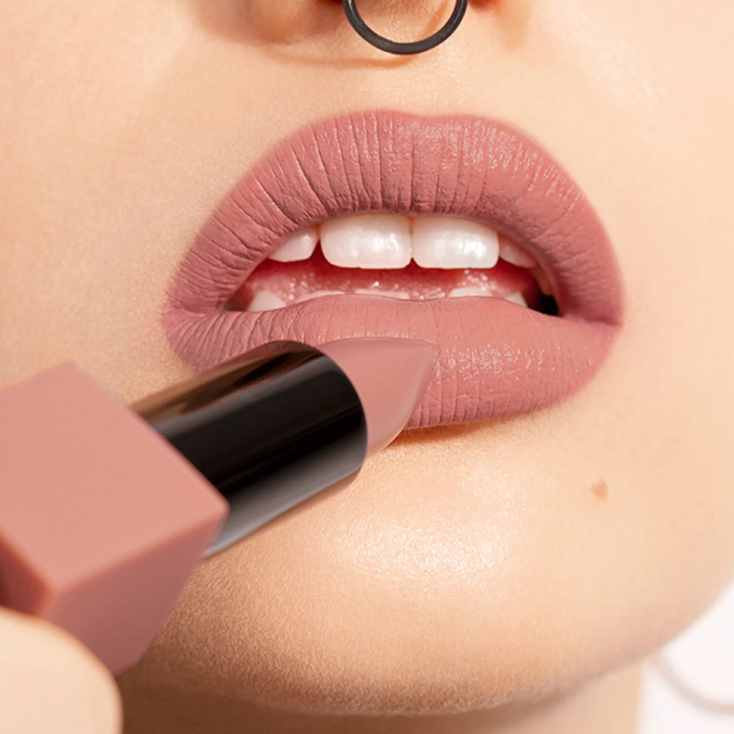 3INA MAKEUP - The Lipstick 257 - Rosa Polverosa - Rossetto Matte - Alta Pigmentazione - Rossetti Cremosi - Profumo di vaniglia e custodia magnetica - Lucido e Mat - Vegan - Cruelty Free