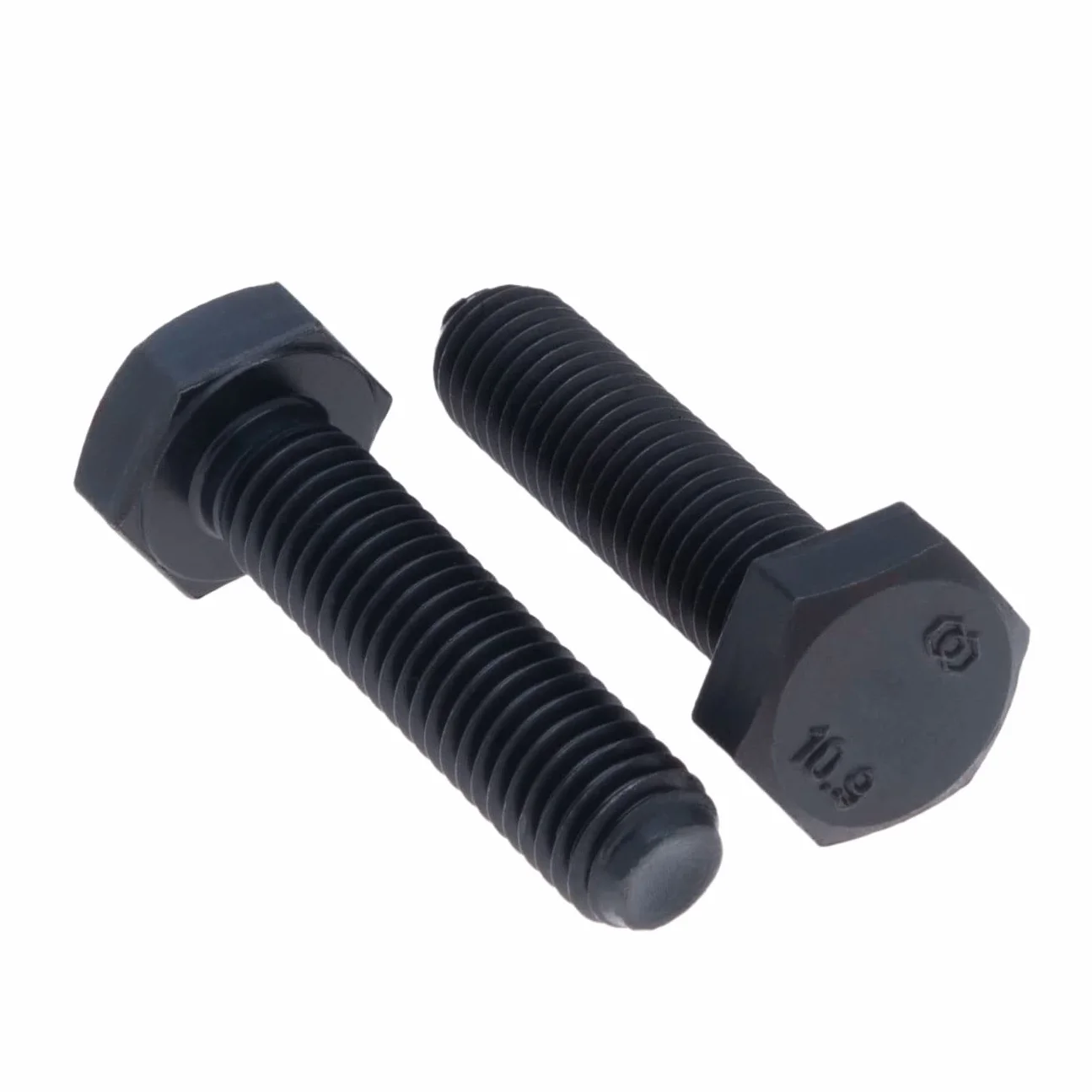 Bulloni a testa esagonale M12x80 acciaio Classe 10.9 DIN933 12mm x 80mm (5 pezzi)