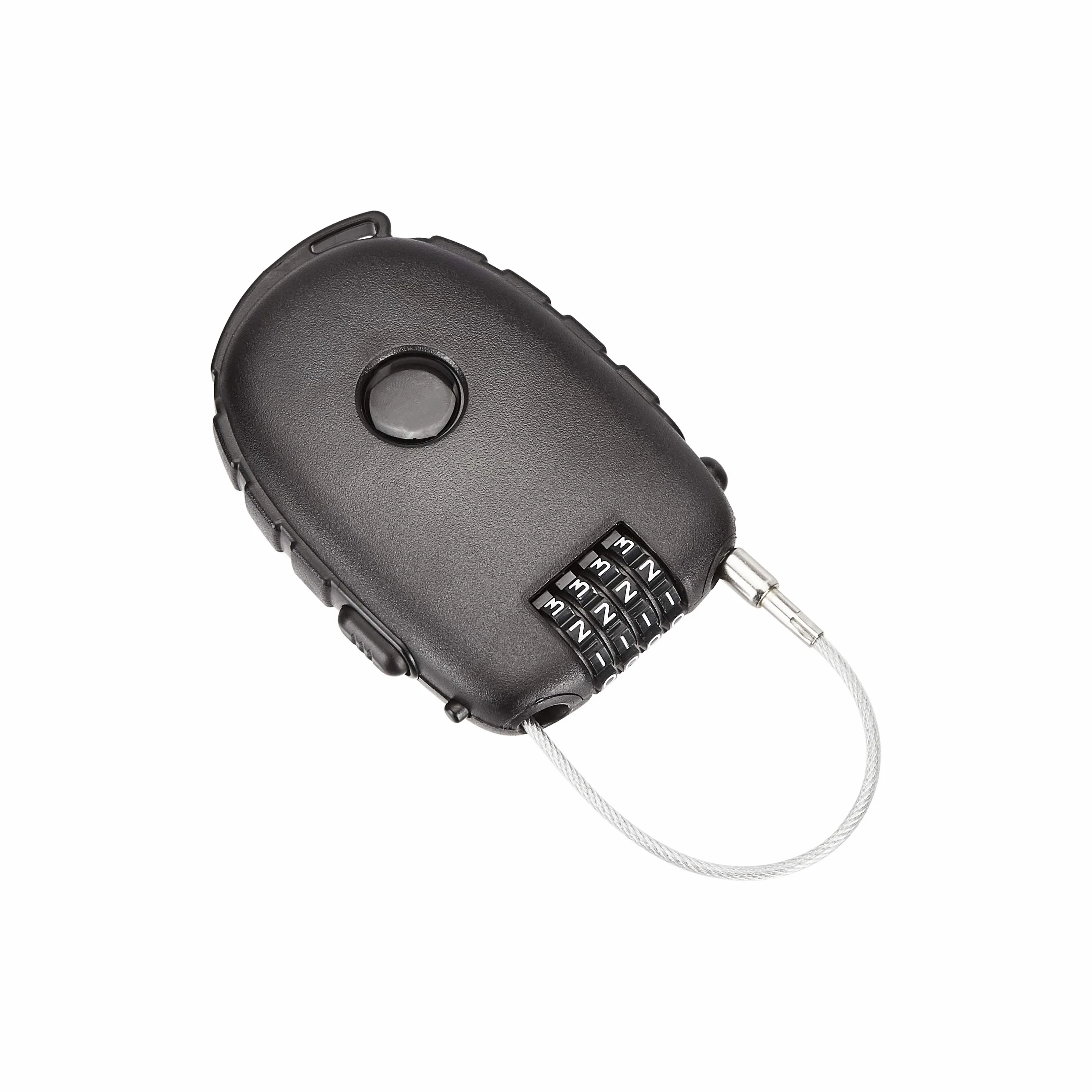 Amazon Basics Lucchetto a 3 cifre con cavo retrattile