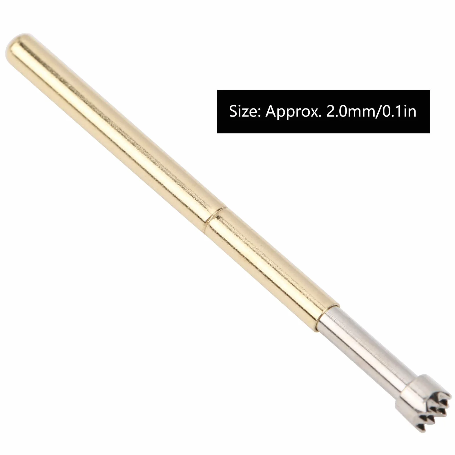 Sonde per test a molla 100 pezzi, pin di contatto 9 artigli 2 mm P125-H