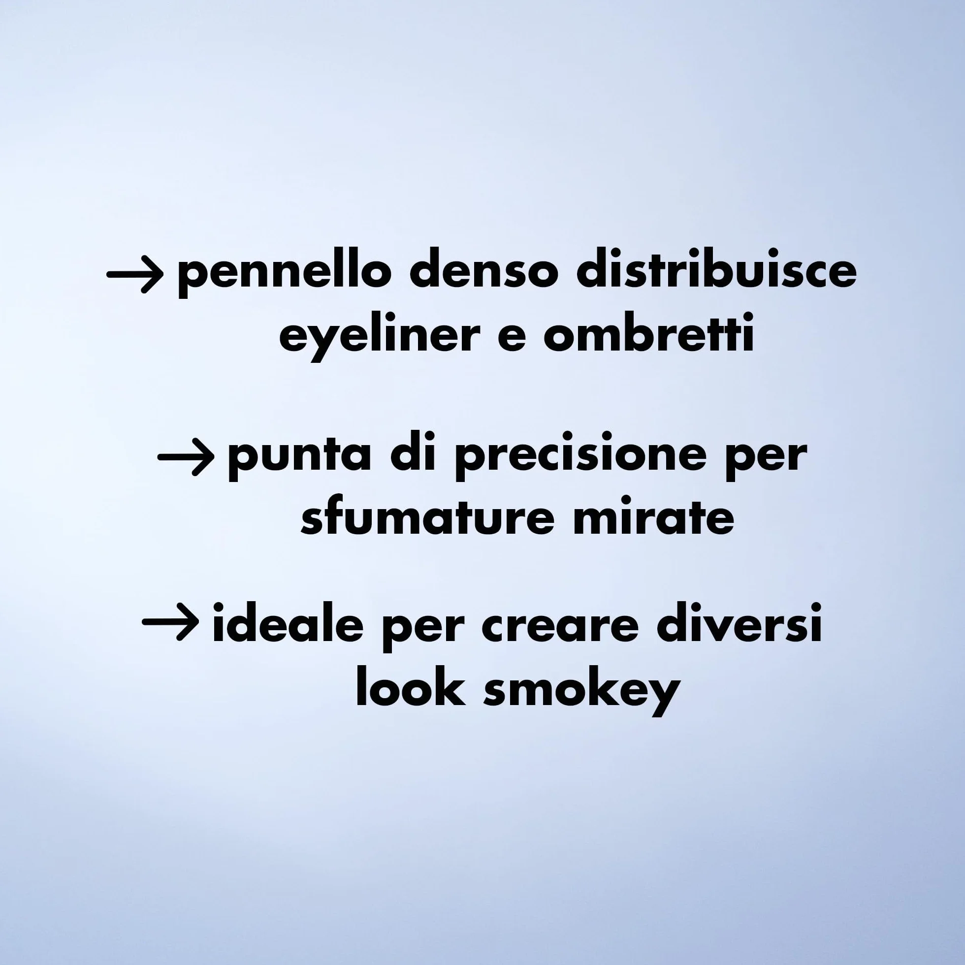 e.l.f. Smudge 'N Smoke Eyeliner Brush, pennello multiuso per ombretti e eyeliner ideale per creare perfetti look smokey, prodotto vegano e non testato sugli animali