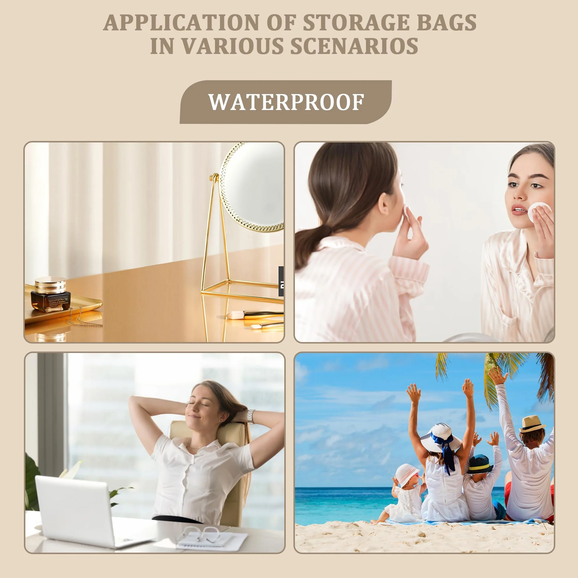 2 sacchetti PVC rosso ciliegia, borsa impermeabile per cosmetici e articoli da toilette, stampa al limone, 2 pezzi, custodia da viaggio