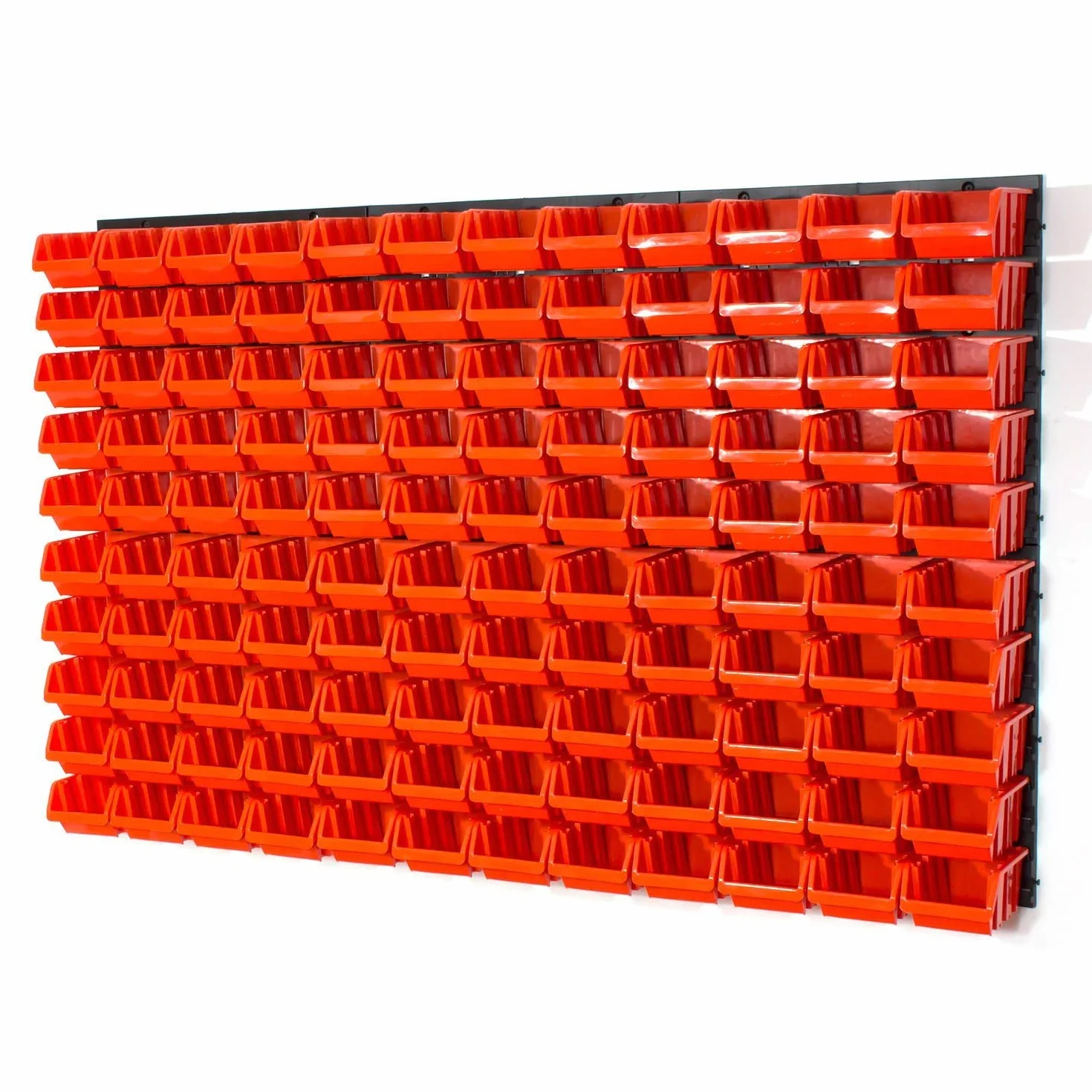 Set 6 pannelli officina arancione con kit 120 contenitori Inbox misura 2