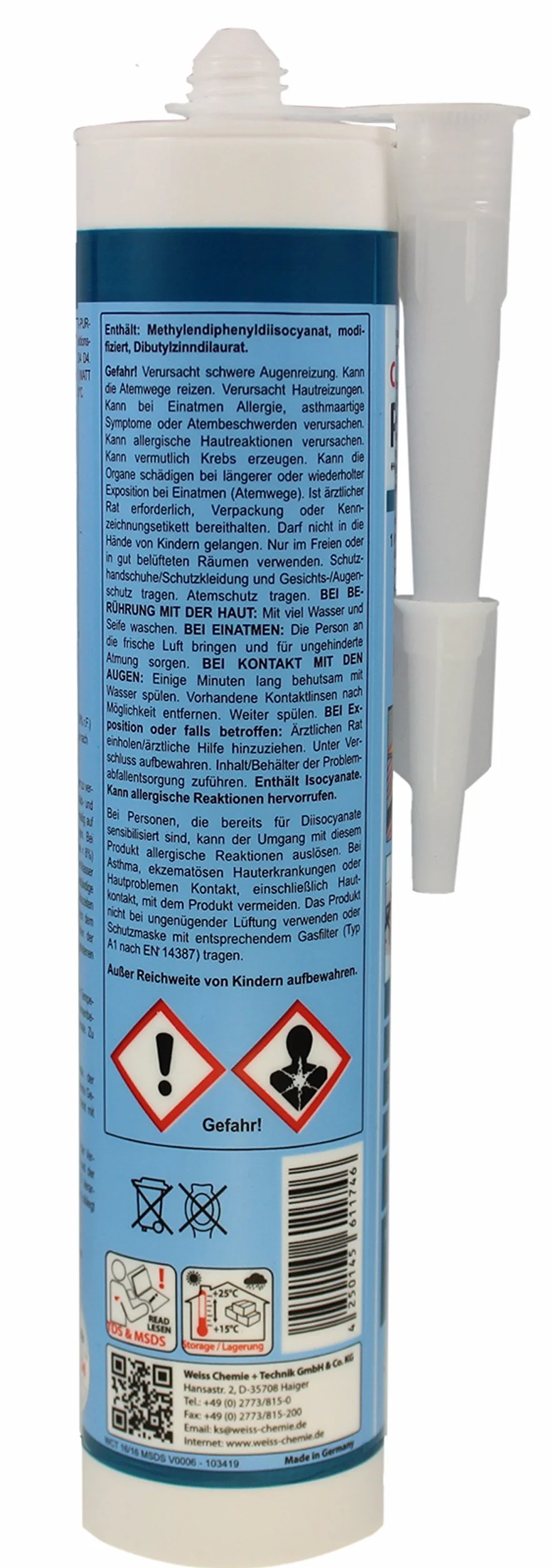 COSMOPUR K1 PU-100.110.KTU Montowanie Klej PUR 1-składnikowy