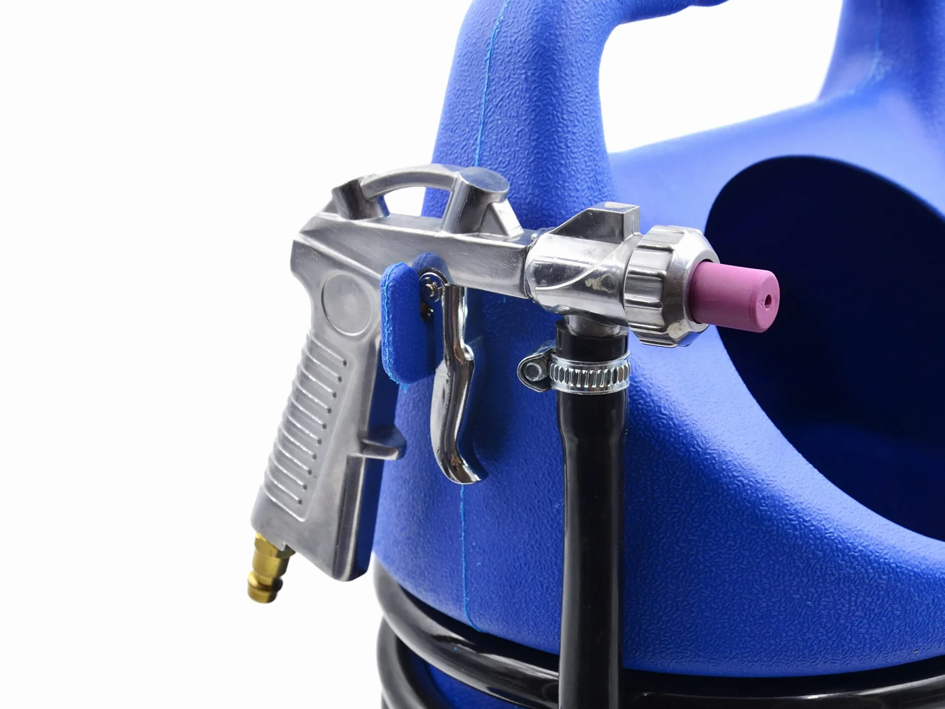 Sabbiatrice compressore portatile 10 litri ugello ceramica