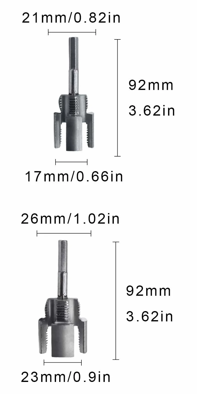 Strumento di filettatura per tubi 1/2 3/4 Tagliatubi filettati in PVC per tubi acqua