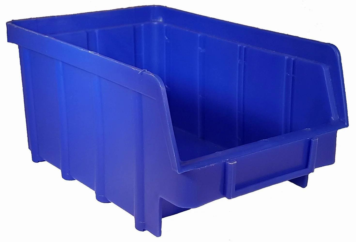 80 scatole impilabili blu misura 2 (102 x 167 x 76 mm) portaoggetti