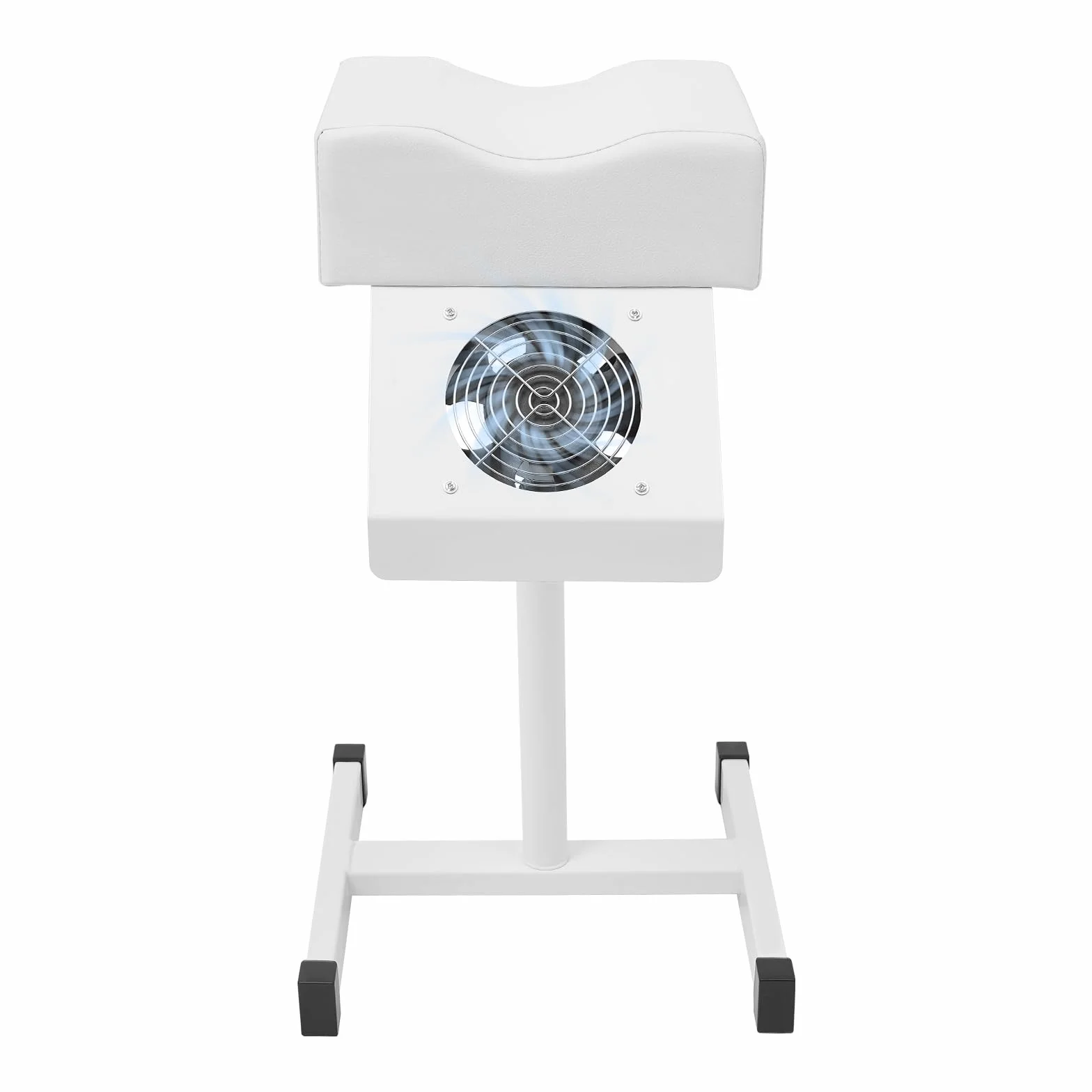 Sedia per pedicure con aspirazione, per pedicure, tavolo con poggiapiedi, altezza regolabile 48 – 68 cm e capacità di carico 10 kg, supporto per pedicure, 31 x 28 x 45 cm, colore bianco