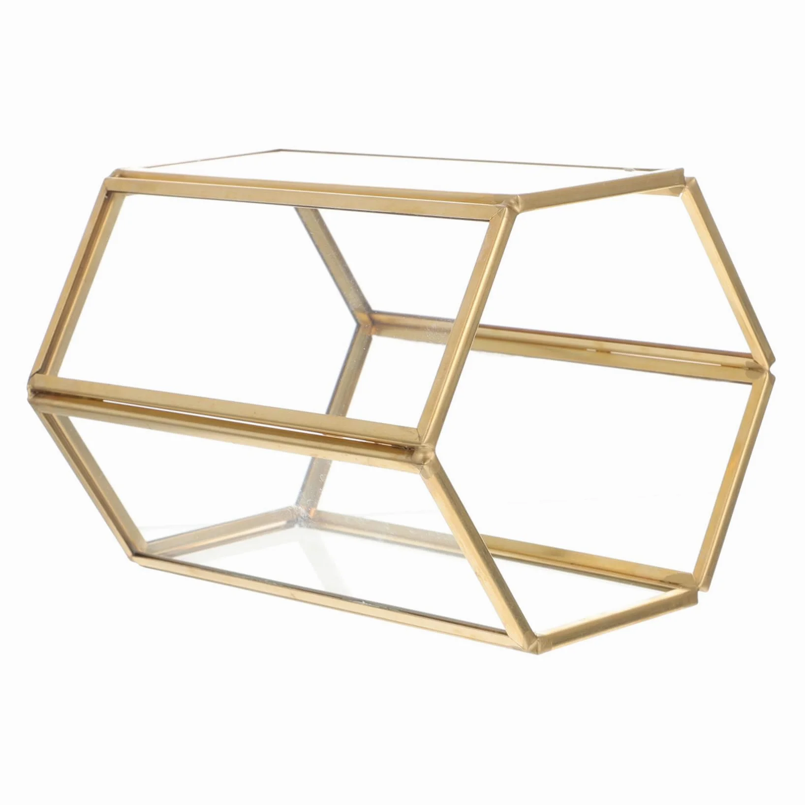 Anneome Organizer Grande Up Pennelli Make per Vetro e Trasparente in Finitura Capacità Scrivania per Uso Domestico