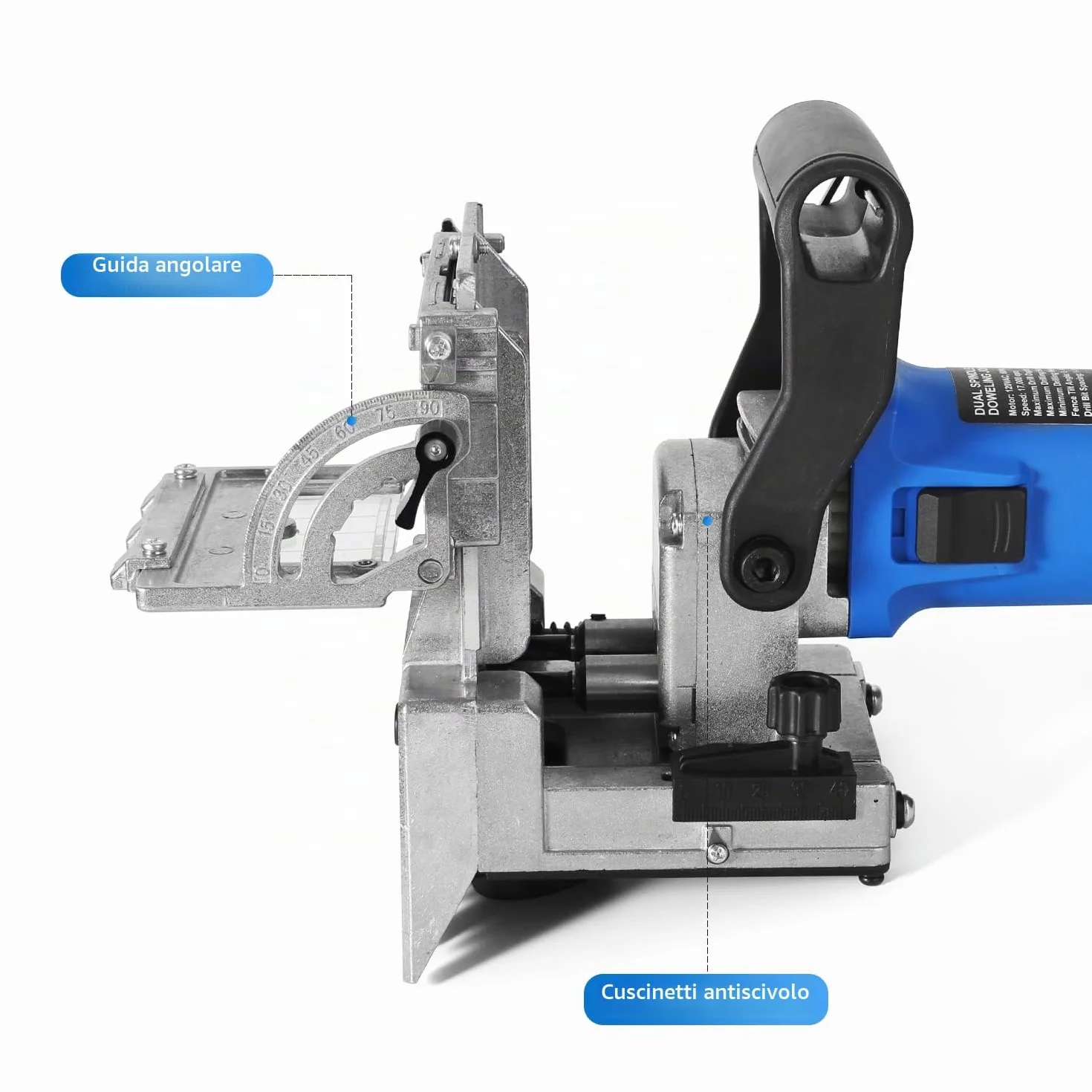 Jointer a doppio mandrino DJ710 710W 120V 60Hz falegnameria a piastre