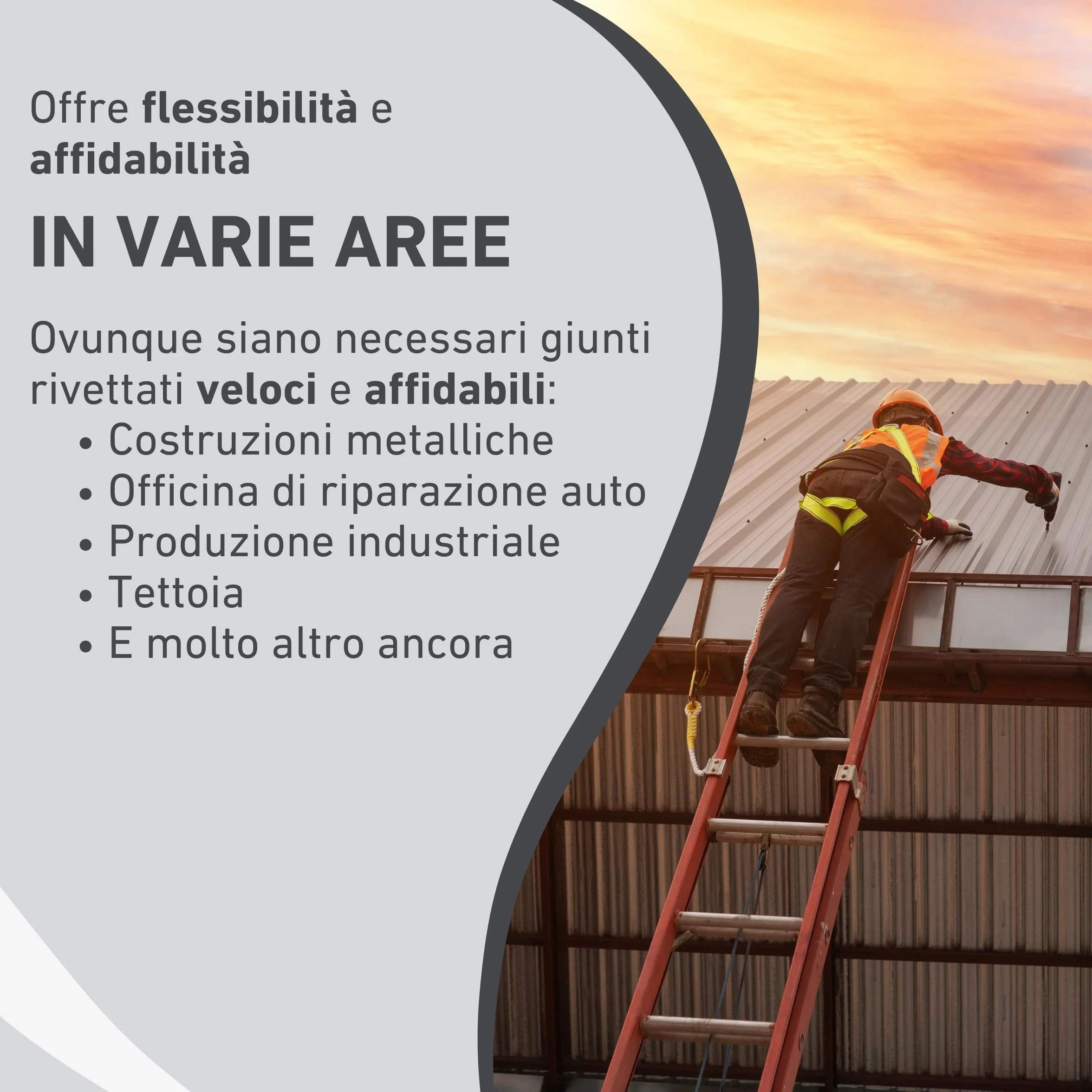 Rivettatrice 2-in-1 per avvitatrice a batteria e trapano - Rivetti ciechi 2,4-6,4mm inserti M3-M12 alluminio acciaio inox