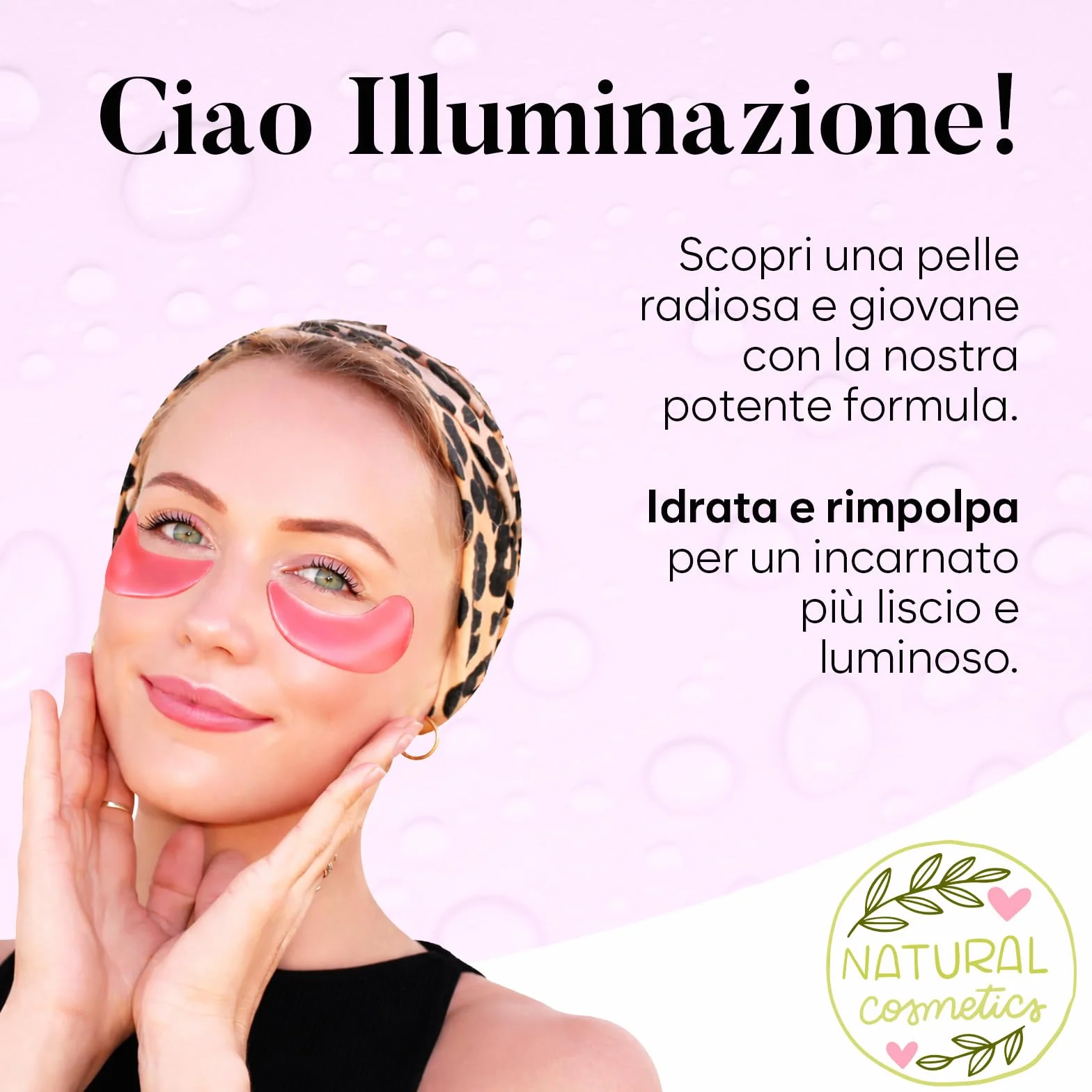 Patch Occhi, Maschera Occhi con PDRN, Caffeina e Collagene, Patch Occhiaie e Borse, Maschera Occhiaie, Eye Mask per Schiarente e l'idratazione (30 Paia)