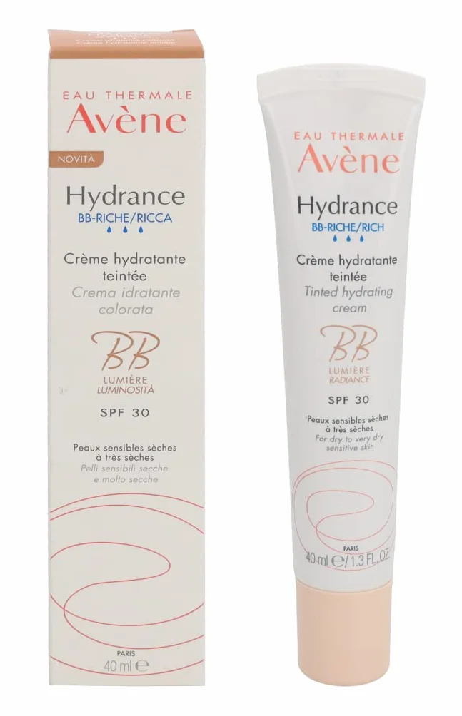 Avène Hydrance BB-reichhaltig Feuchtigkeitscreme getönt SPF30, 40 ml Crema