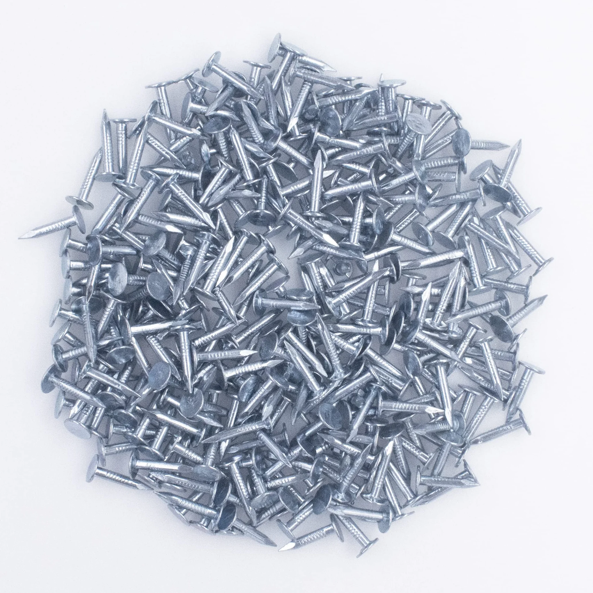 Chiodi per tetto in acciaio 3 x 20 mm zincati testa svasata 280 pezzi