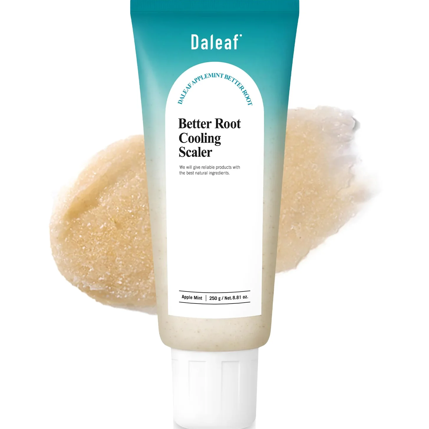 DALEAF Cooling Scaler, Cheratina del Cuoio Capelluto, Trattamento Rinfrescante per Cuoio Capelluto Sensibile, Sale Marino di Origine Naturale 364.000 ppm (249,99 ml (confezione da 1))