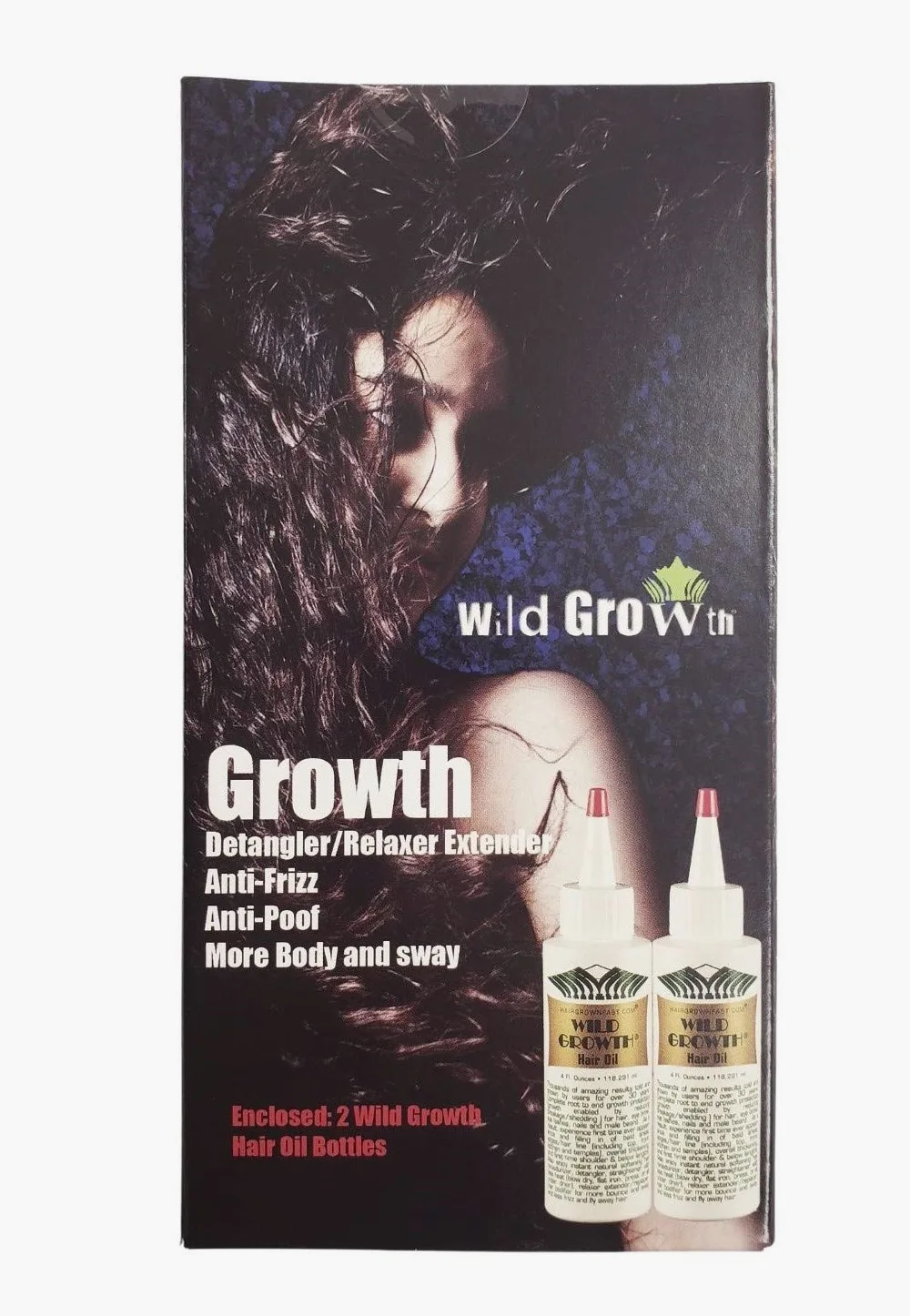 Wild Growth Set di 2 oli per capelli, 118 ml